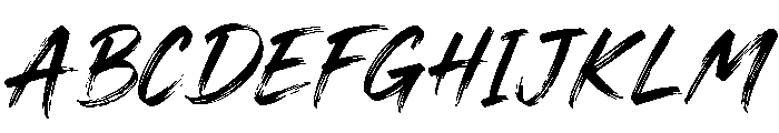 Krovent Rush Regular Font UPPERCASE