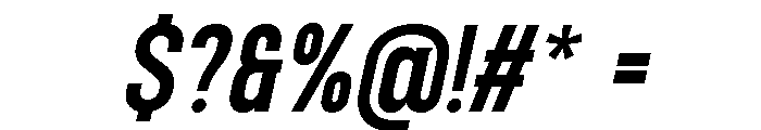 Kruisel Italic Font OTHER CHARS
