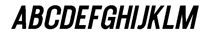 Kruisel Italic Font UPPERCASE