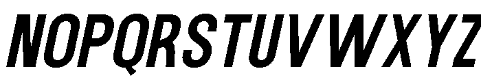 Kruisel Italic Font UPPERCASE