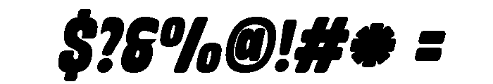 Krumix Italic Font OTHER CHARS