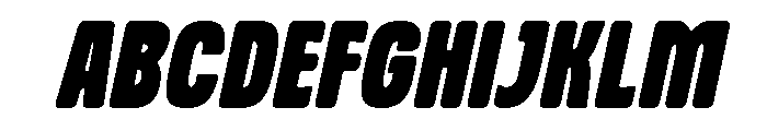 Krumix Italic Font UPPERCASE