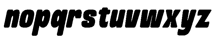 Krumix Italic Font LOWERCASE