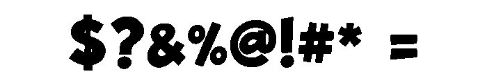Kruzic Font OTHER CHARS