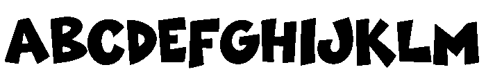 Kruzic Font UPPERCASE