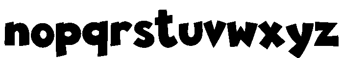 Kruzic Font LOWERCASE