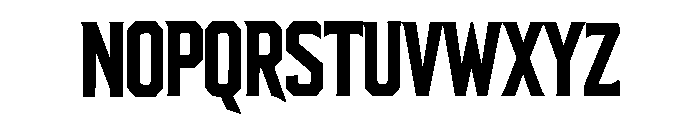 Kryvorn Font UPPERCASE
