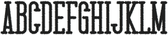 KRICHY Regular otf (400) Font UPPERCASE