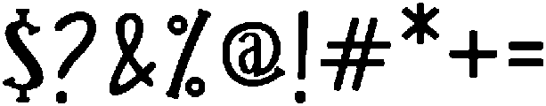 KROAST FUNNY otf (400) Font OTHER CHARS