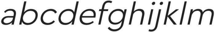 KRONG Light Italic otf (300) Font LOWERCASE