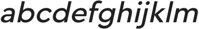 KRONG Medium Italic otf (500) Font LOWERCASE