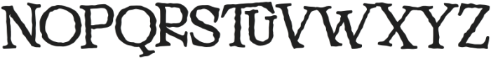 KRULL MORGH Regular otf (400) Font UPPERCASE