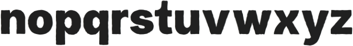 Krafte Chunk Regular otf (400) Font LOWERCASE