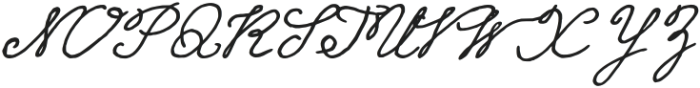 Kraken Ink Script otf (400) Font UPPERCASE