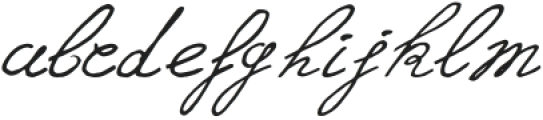 Kraken Ink Script otf (400) Font LOWERCASE