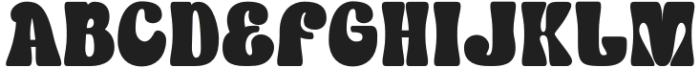 Krapfen Regular otf (400) Font UPPERCASE