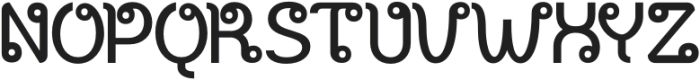 Krathong Regular otf (400) Font UPPERCASE