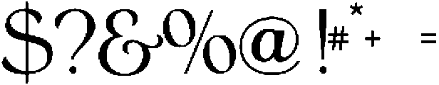 Kratos otf (400) Font OTHER CHARS