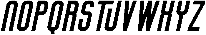 Kraville Italic otf (400) Font UPPERCASE
