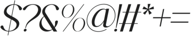 Kreata Agnore Italic otf (400) Font OTHER CHARS