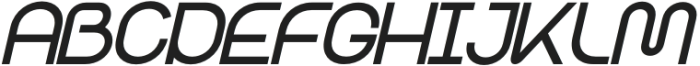 Kregan Slanted otf (400) Font UPPERCASE