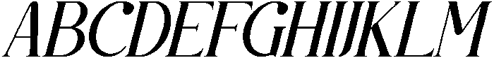 Krelora Italic otf (400) Font UPPERCASE