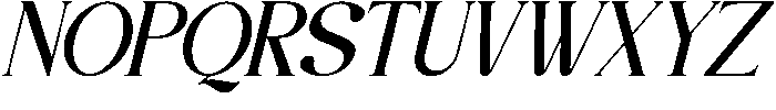 Krelora Italic otf (400) Font UPPERCASE