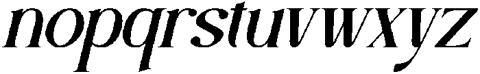 Krelora Italic otf (400) Font LOWERCASE
