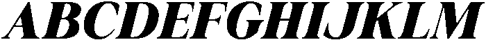 Krisma Serif Black Italic otf (900) Font UPPERCASE