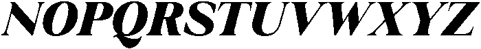 Krisma Serif Black Italic otf (900) Font UPPERCASE