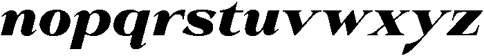Krisma Serif Black Italic otf (900) Font LOWERCASE