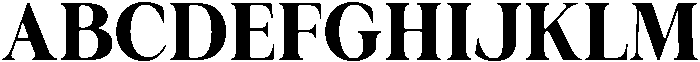 Krisma Serif Bold otf (700) Font UPPERCASE