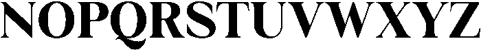 Krisma Serif Bold otf (700) Font UPPERCASE