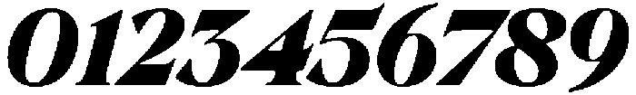 Krisma Serif ExtraBold Italic otf (700) Font OTHER CHARS