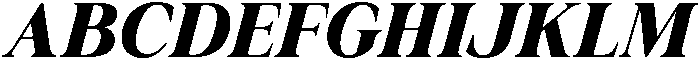 Krisma Serif ExtraBold Italic otf (700) Font UPPERCASE