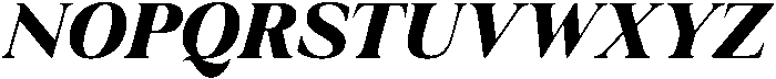 Krisma Serif ExtraBold Italic otf (700) Font UPPERCASE