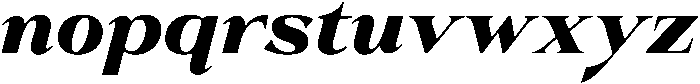 Krisma Serif ExtraBold Italic otf (700) Font LOWERCASE