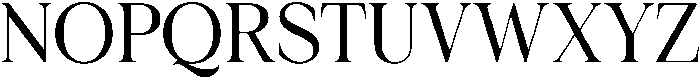 Krisma Serif ExtraLight otf (200) Font UPPERCASE