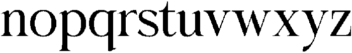 Krisma Serif ExtraLight otf (200) Font LOWERCASE