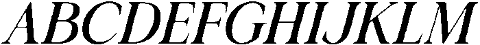 Krisma Serif Light Italic otf (300) Font UPPERCASE