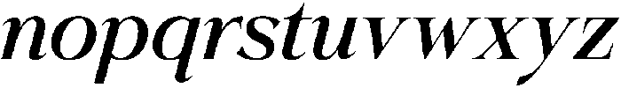 Krisma Serif Light Italic otf (300) Font LOWERCASE