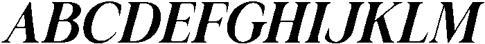 Krisma Serif Medium Italic otf (500) Font UPPERCASE