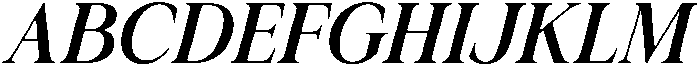 Krisma Serif Regular Italic otf (400) Font UPPERCASE