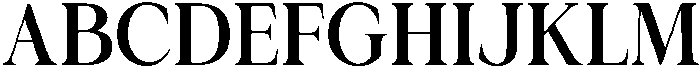 Krisma Serif Regular otf (400) Font UPPERCASE