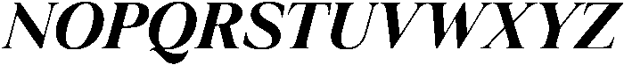 Krisma Serif SemiBold Italic otf (600) Font UPPERCASE