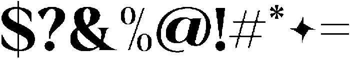 Krisma Serif SemiBold otf (600) Font OTHER CHARS