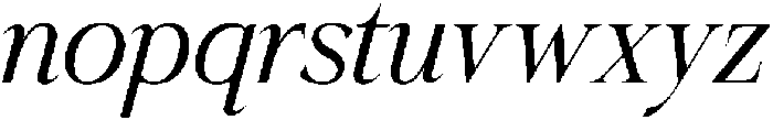 Krisma Serif Thin Italic otf (100) Font LOWERCASE