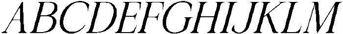 Krisma Serif Thin Italic ttf (100) Font UPPERCASE