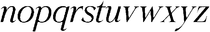 Krisma Serif Thin Italic ttf (100) Font LOWERCASE