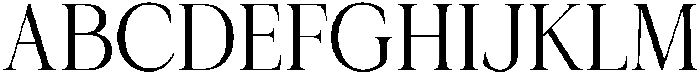 Krisma Serif Thin otf (100) Font UPPERCASE